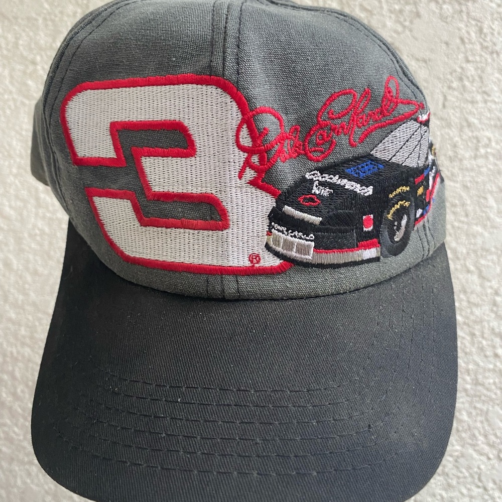 Vintage Dale Earnhardt Number 3 Nascar Snapback Hat - Gem